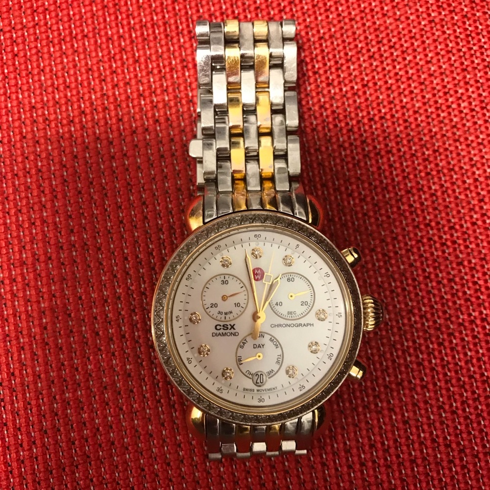 Michelle Watch - Sidney Two-Tone, Diamond Dial